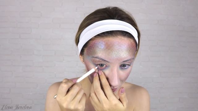 ХЭЛЛОУИН 2016 Макияж РУСАЛКИ | Halloween make up Siren Mermaid Makeup смотреть онлайн