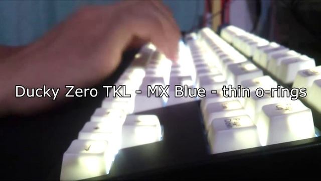 Comparing o-rings mods on Cherry mx blues смотреть онлайн