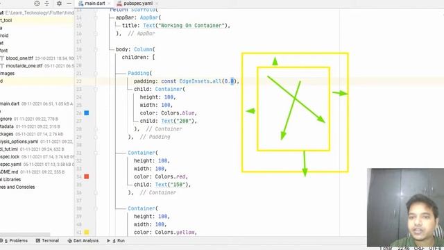 Flutter for Beginners [ Hindi & Urdu ] #11 - Padding In Flutter смотреть онлайн
