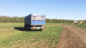 Niva тянет прицеп KAMAZ