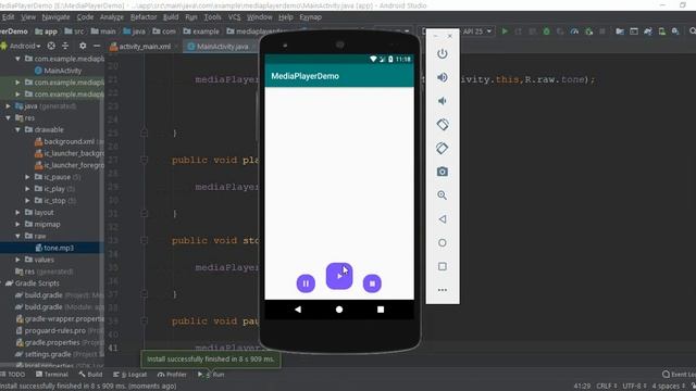 Simple Media Player With Audio Visualizer || *Beautiful Design* || *Source Code* смотреть онлайн