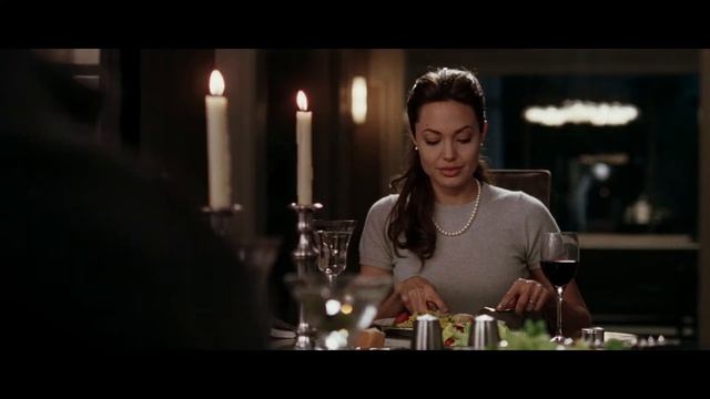 Mr & Mrs Smith - "Yeah, it's the green" / Dinner scene смотреть онлайн