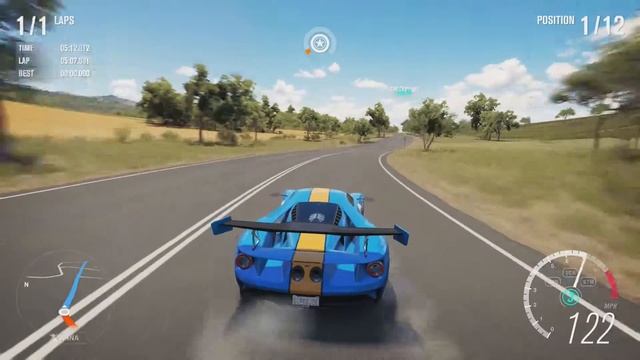 Forza Horizon 3: Goliath Circuit - Ford GT (2017) | 3rd Person смотреть онлайн