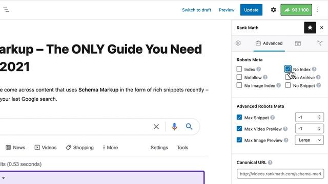 How To Noindex URLs With Rank Math? Rank Math SEO