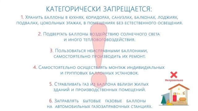 О мерах предосторожности при использовании газовых баллонов смотреть онлайн