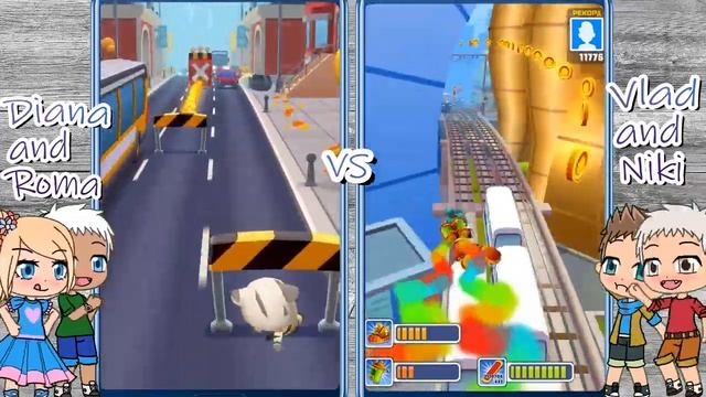 Talking tom funny mummy TOM VS subway surfers SEATTLE ANDY ⚡ Diana and Roma new cartoon stories смотреть онлайн