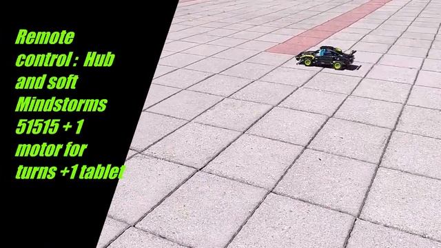 Lego Technic MOC Speed car with remote control смотреть онлайн