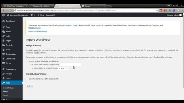 How to Import Wordpress Demo Content | Wordpress Demo Content Installation | Wordpress demo content смотреть онлайн