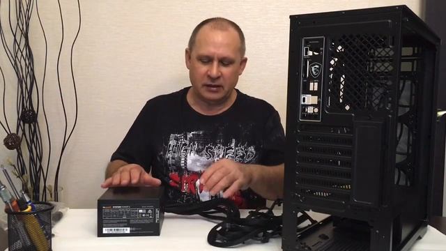 Установка блока питания be quiet! в системник ПК. V:2020г. смотреть онлайн