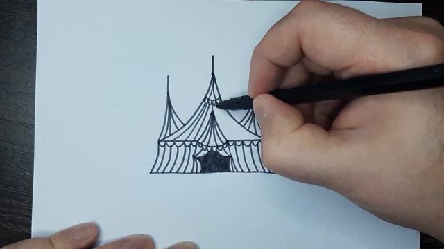 Як намалювати цирк How to draw a circus смотреть онлайн