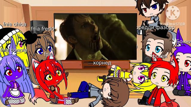 реакция fnaf и fnia на звёздный капитан: аниматроники банана сплит + бонус смотреть онлайн