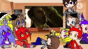 реакция fnaf и fnia на звёздный капитан: аниматроники банана сплит + бонус