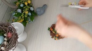 украшаем фальш камин, весенний декор. весеннее настроение.