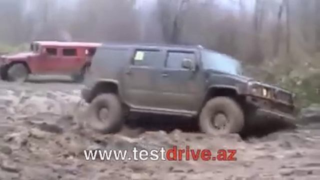 Hummer H1 и Hummer  H2. Кто победит? - Тест драйв.m4v