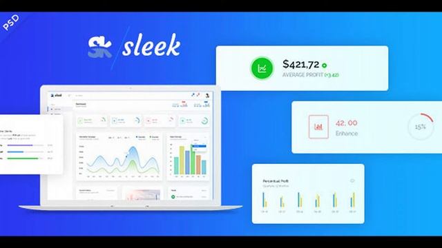 Sleek - Web Application & SASS Admin Panel PSD Template | Themeforest Website Templates and Themes смотреть онлайн