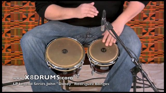 Bongos at X8 Drums: LP Legend Series John "Dandy" Rodriguez Bongos смотреть онлайн