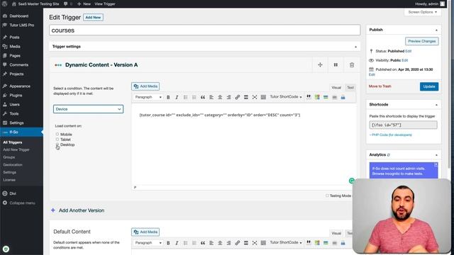 Best Way To Deliver Dynamic WordPress Content That's Tailored To Your Audience IF-SO смотреть онлайн