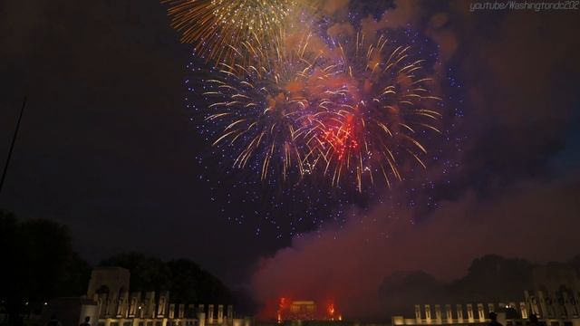 National Mall Fireworks In Washington DC Celebrates July 4th, FULL SHOW