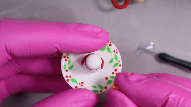 Новогодняя посуда для миниатюрного стола?Полимерная глина??Christmas tableware for miniature table смотреть онлайн