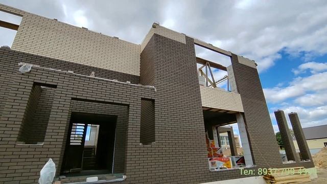 Дом с кирпичным фасадом Самарская область.