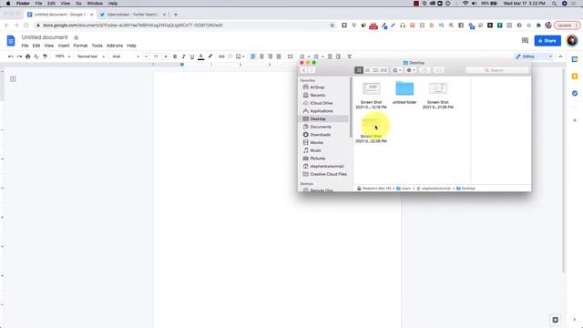How To Insert A Screenshot Into Google Docs On A Mac