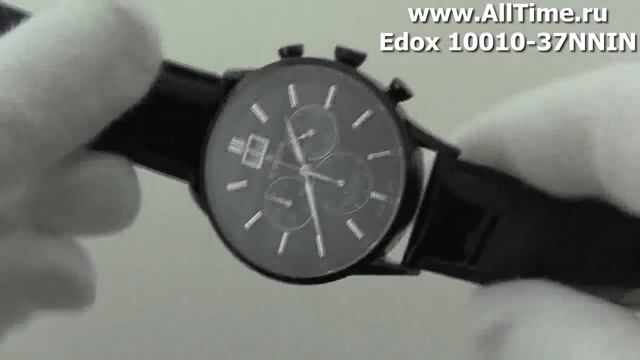 Мужские наручные швейцарские часы Edox 10010-37NNIN смотреть онлайн