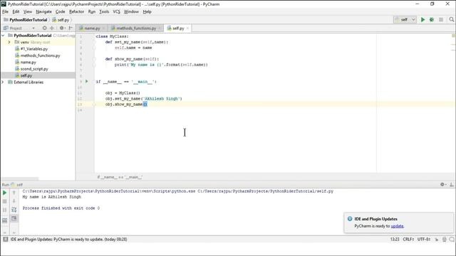 What is Self in python смотреть онлайн