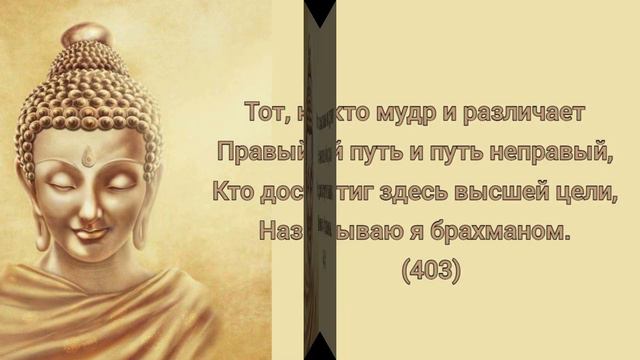 Дхаммапада в стихах, Брахманавагга, Брахман смотреть онлайн