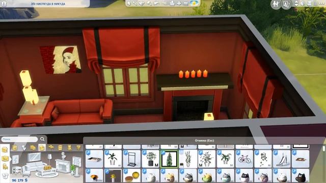 ???ДОМ КРАСНОГО ЦВЕТА??? [RED HOUSE THE SIMS 4] смотреть онлайн
