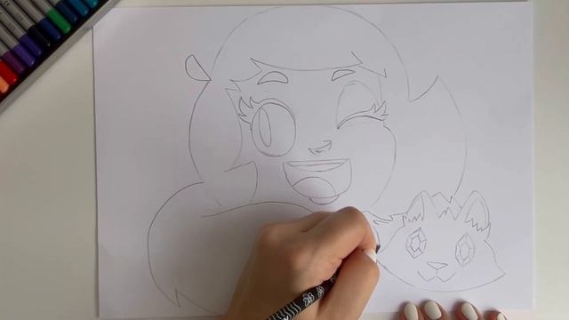 Как нарисовать Лолу из Бравл Старс | Lola Brawl Stars | Рисуем бравлеров поэтапно, карандашом смотреть онлайн