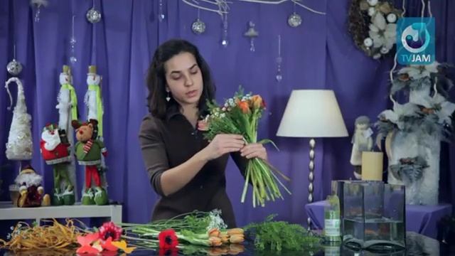 Мастер-класс флориста букет к 8 марта