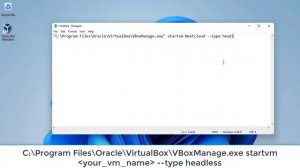 Запустите виртуальную машину Virtualbox в фоновом режиме при запуске Windows