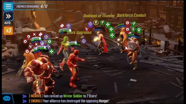 Node 3 War Scourge Diff 8 Marvel Strike Force смотреть онлайн