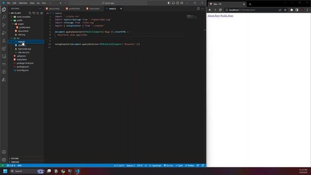 How to setup a simple project with HTML, CSS & TypeScript with Vite.js смотреть онлайн