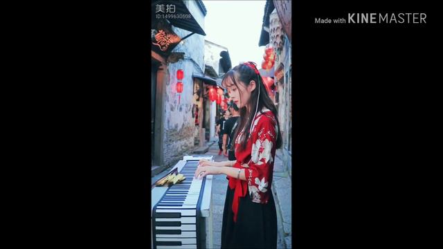 Gái xinh đánh piano cực hay ° 美丽的女孩钢琴 ° CHINA TV смотреть онлайн