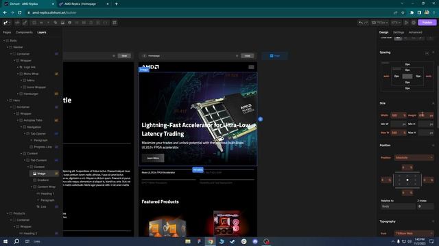 Recreating AMD’s Website With Divhunt: Full Guide | PART 3 смотреть онлайн