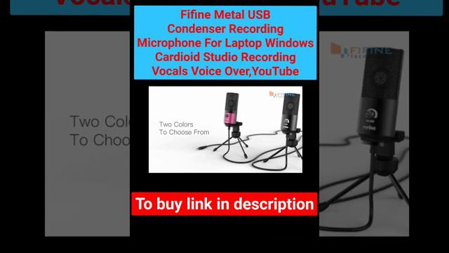 Fifine condenser mic for youtube Recording смотреть онлайн
