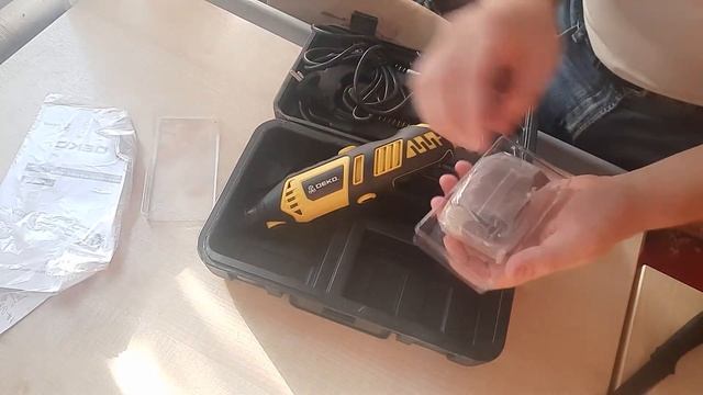 Распаковка гравёра DEKO DKRT350E-LCD