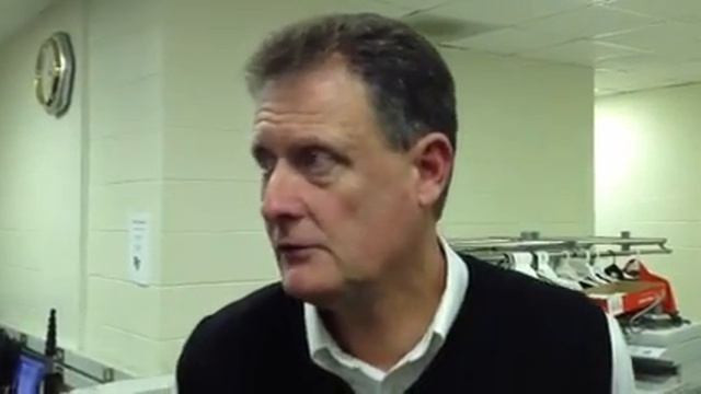 Mike Petersen Post Game Interview 12-11-11 смотреть онлайн