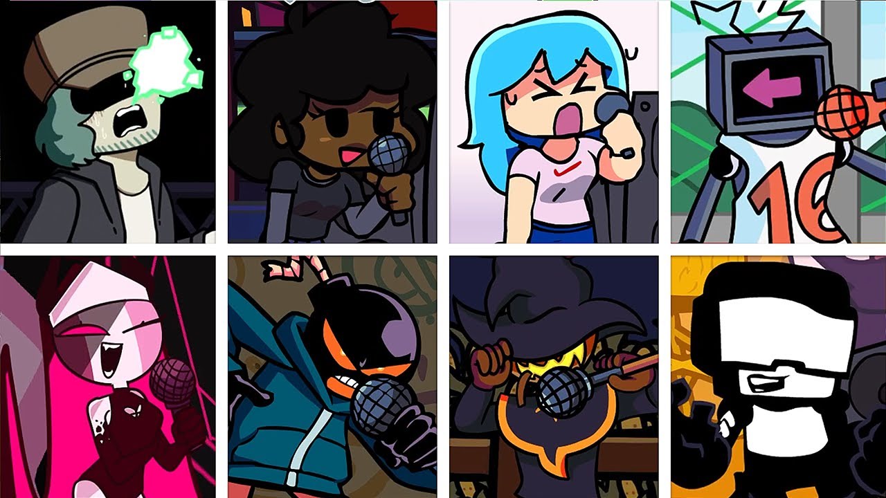 Chasing but Every Turn a Different Character Sings ? (FNF Chasing but Everyone Sings It). смотреть онлайн