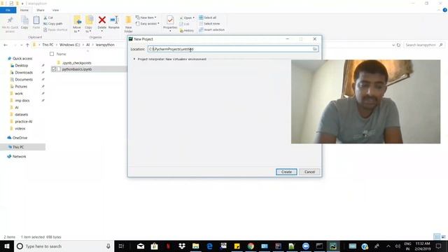 Pycham & Anaconda install in windows 10 - AI Training from VenuApositive смотреть онлайн
