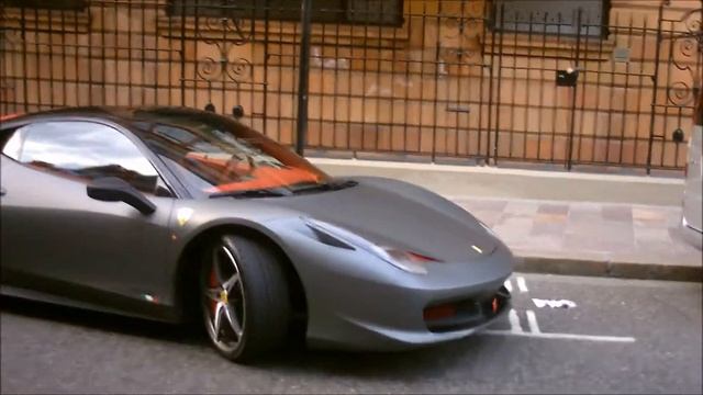 Matte Grey Ferrari 458 Parking (+ORANGE FAB Design SLS AMG!)