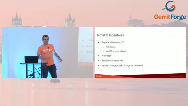 Gerrit User Summit 2017 - What's new in Gerrit 2.15 смотреть онлайн