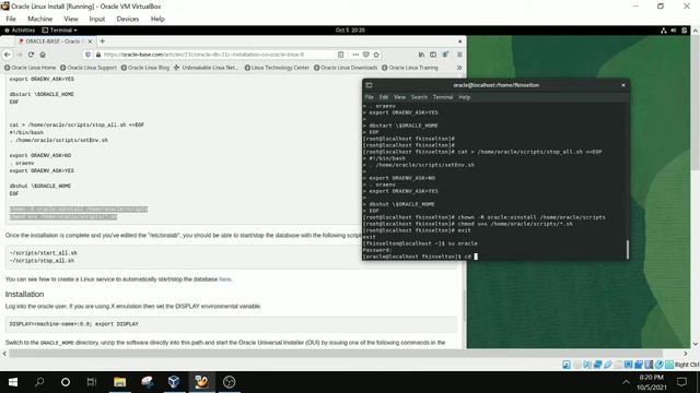 Tutorial Instalasi Oracle Database 21c dalam Oracle Linux 8.4 смотреть онлайн