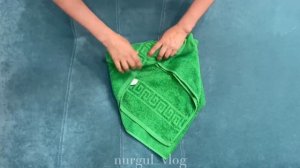 Как просто и красиво  сложить полотенце/как правильно складывать/лайфхак полотенце.#полотенца