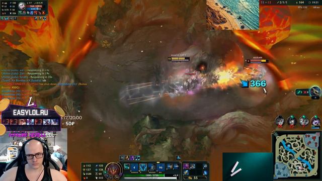 GeneraL_HS сам не понимает что делает он сам и его команда - Моменты твич League of legends смотреть онлайн