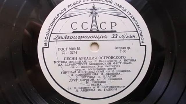 А. Котова – Москва любимая (1956) смотреть онлайн