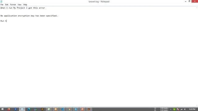 Laravel No application encryption key has been specified | Expert Suggestion смотреть онлайн