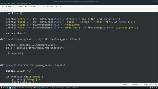 Napisz prostą aplikację w Pythonie - Saper смотреть онлайн