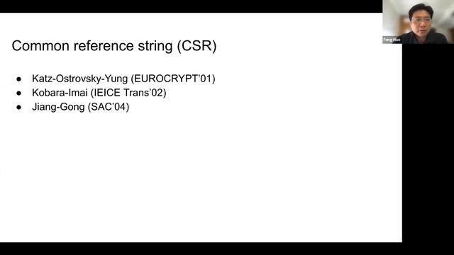 Feng Hao (Warwick University) - An Overview of Password-authenticated Key Exchange Protocols смотреть онлайн